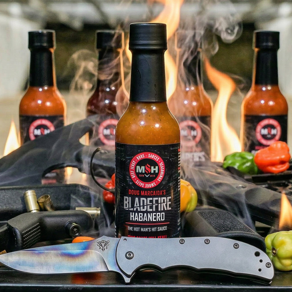 Doug Marcaida's BLADEFIRE Habanero Hot Sauce – MSH Nation