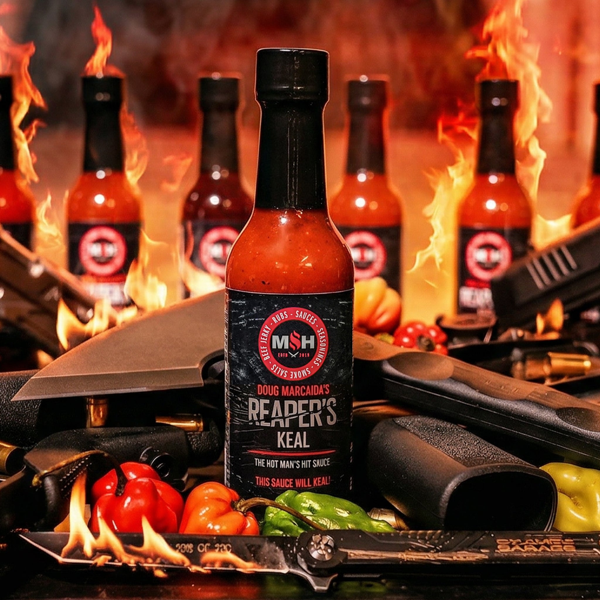 Doug Marcaida's BLADEFIRE Habanero Hot Sauce – MSH Nation